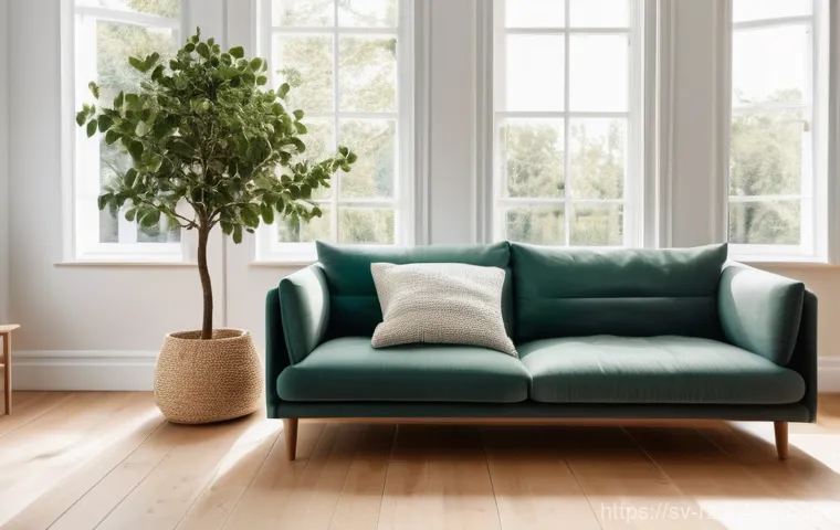 마인드풀테크 적용 사례 연구 - Image Prompt 1: Digital Detox in a Nordic Home**