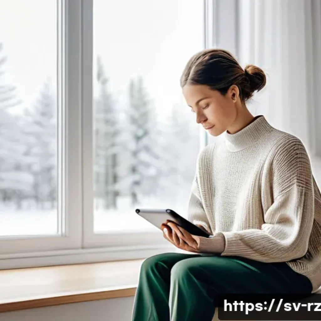 마인드풀테크의 사회적 영향 - **Prompt:** A tranquil and focused young adult, gender-neutral, is seated comfortably on a light gre...